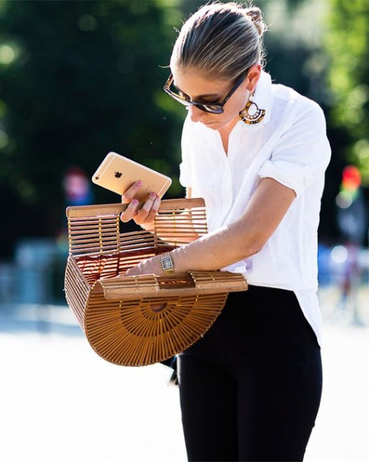 Galéria: Bambusztáska, a 2018-as nyár street style kedvence