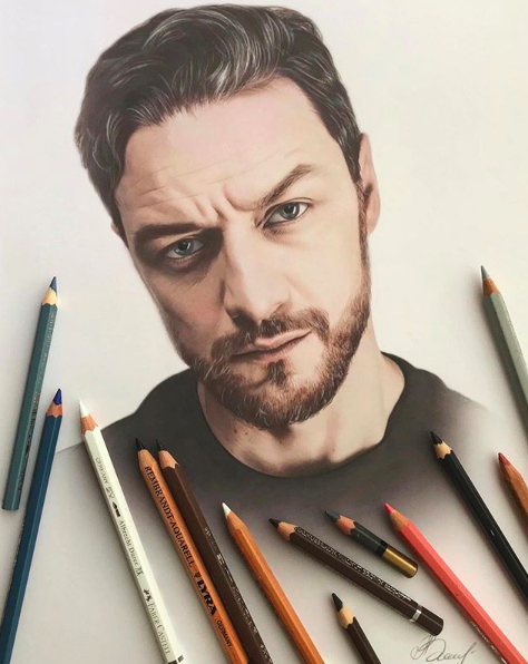 Galéria: Hiperrealisztikus portrék sztárokról (@_litvinalena_)