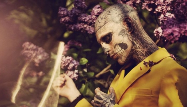 Borítókép: Lady Gaga és az egész divatvilág gyászol: öngyilkos lett a híres Zombie Boy