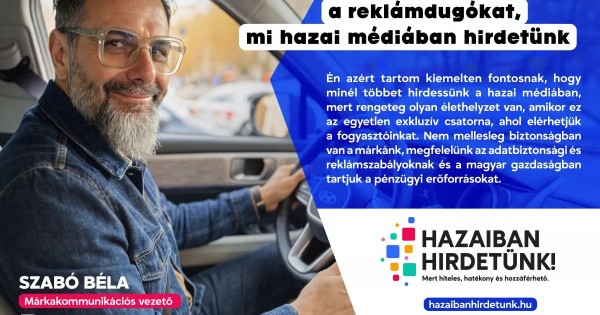 Borítókép: „Hazaiban Hirdetünk!” - Összefogott a médiaszakma, hogy a reklámpénzek a hazai tartalomgyártást erősítsék