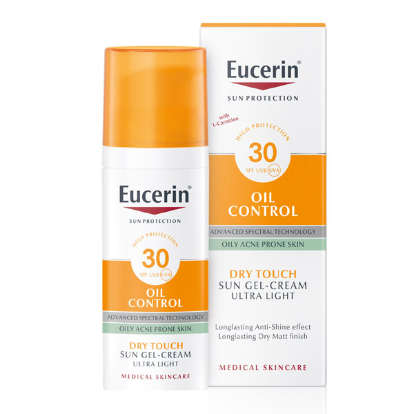 Eucerin Sun Oil Control napvédő gél-krém SPF 30