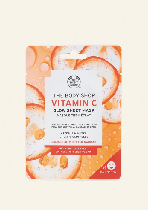 Ragyogástfokozó C-vitaminos fátyolmaszk